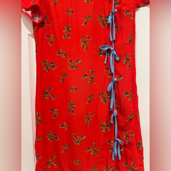 K1. Kitri Red Harlow Rosebud Mini Dress - Picture 4 of 10